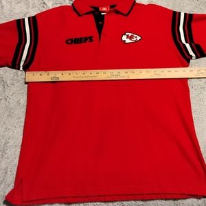 Vintage Kansas city Chiefs polo style shirt